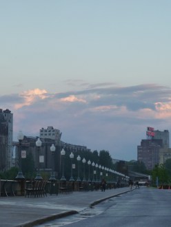 old port Montreal after a storm