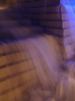 Water display at Place des Arts, Montreal