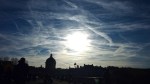 Pont des arts et Institut de France, silhouette
