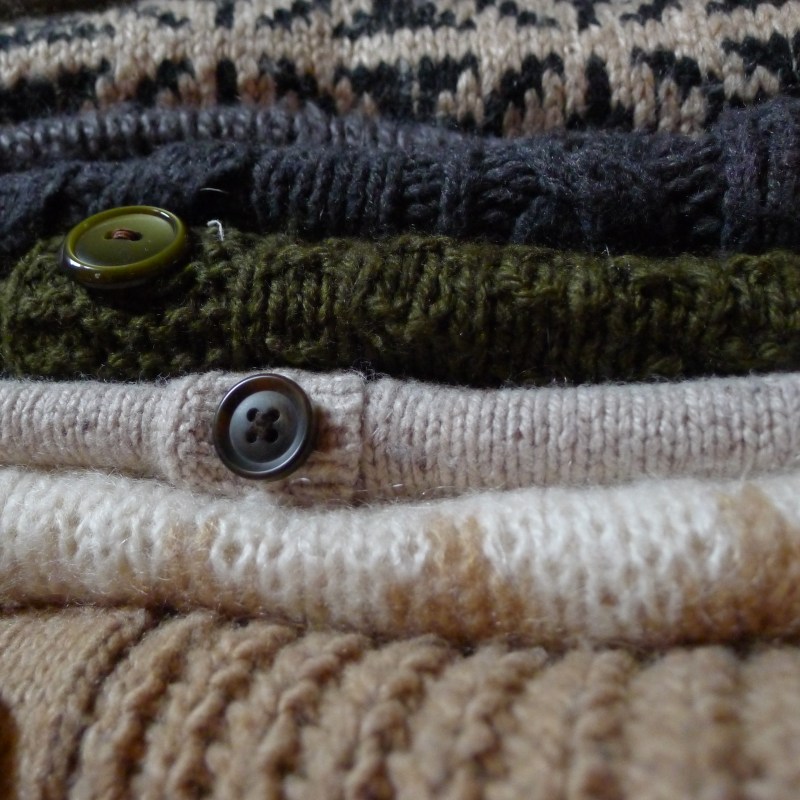 Stack of sweaters