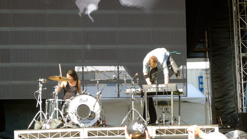 Matt and Kim Groovin the Moo Canberra Australia 2013 live